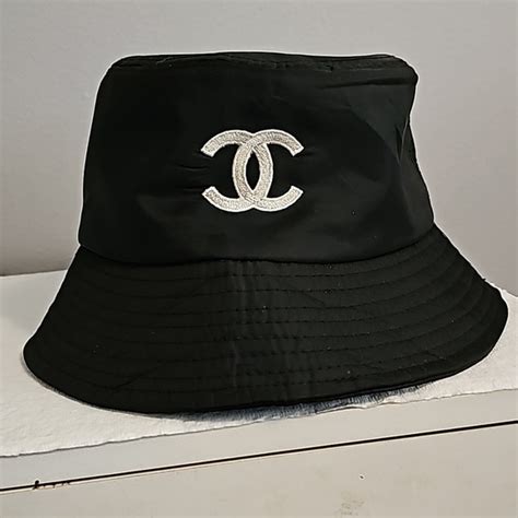 open hat chanel|chanel bucket hats.